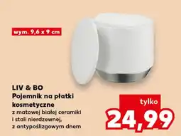 Kaufland LIV & BO Pojemnik na płatki kosmetyczne oferta