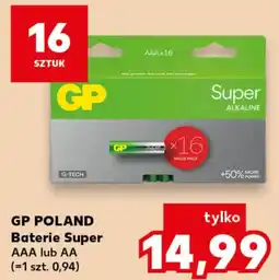 Kaufland GP Poland Baterie Super AAA lub AA oferta