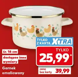 Kaufland Garnek emaliowany oferta