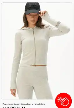 Cropp Dwustronnie rozpinana bluza z modalem oferta
