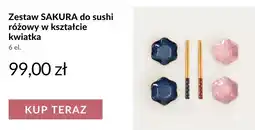 Homla Zestaw SAKURA do sushi różowy w kształcie kwiatka oferta