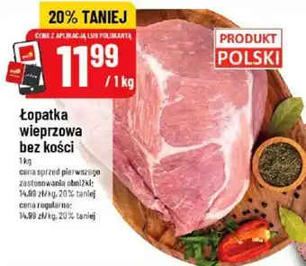 Łopatka wieprzowa bez kości
