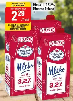 Polomarket Mleko UHT 3,2% Mleczna Polana oferta