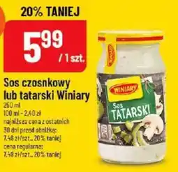 Polomarket Sos czosnkowy lub tatarski Winiary oferta