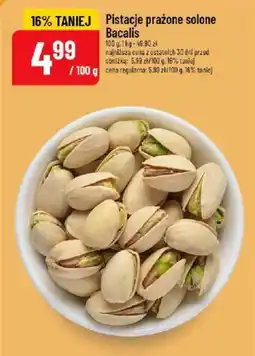 Polomarket Pistacje prażone solone Bacalis oferta