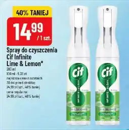 Polomarket Spray do czyszczenia Cif Infinite Lime & Lemon oferta