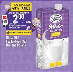 Polomarket Mleko bez laktozy 1,5% Mleczna Polana oferta