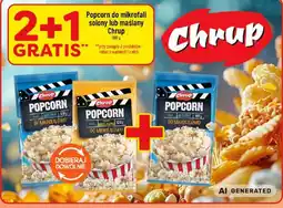 Polomarket Popcorn do mikrofali solony lub Chrup oferta