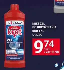 Selgros KRET ŻEL DO UDROŻNIANIA RUR oferta