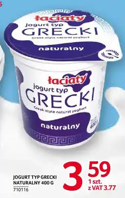 Selgros Jogurt typ grecki naturalny Łaciaty oferta