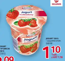 Selgros Jogurt truskawkowy MLEKPOL oferta