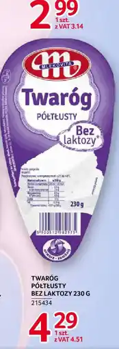 Selgros Mlekovita Twaróg Półtłusty Bez Laktozy oferta