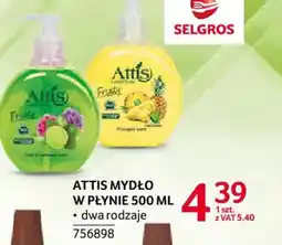 Selgros Attis mydło w płynie oferta