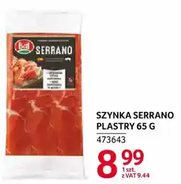 Selgros Szyinka Serrano plastry oferta