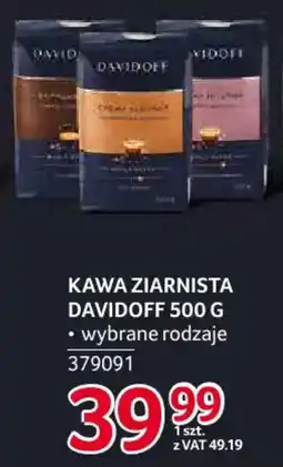 Selgros Kawa Ziarnista Davidoff oferta