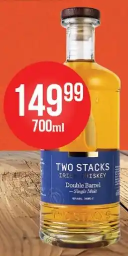 Al.Capone Two Stacks Irish Whiskey Double Barrel - Single Malt oferta
