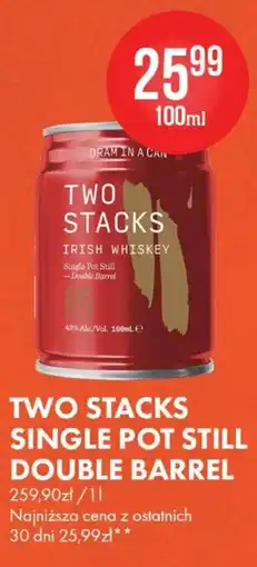 Al.Capone Two Stacks Irish Whiskey Single Pot Still Double Barrel oferta