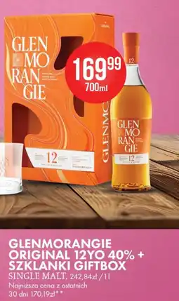 Al.Capone Glenmorangie Original 12YO 40% Szklanki Giftbox oferta