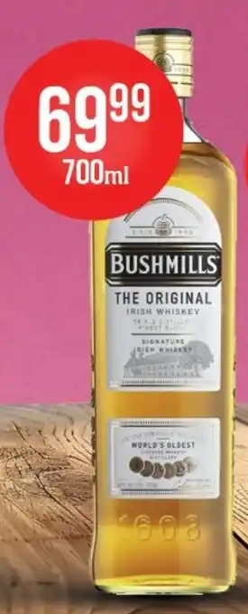Bushmills The Original Irish Whiskey