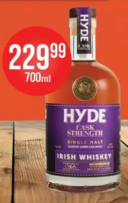 Al.Capone Hyde Cask Strength Irish Whiskey oferta
