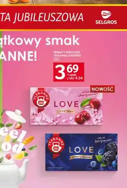 Selgros Herbata owocowa Love Cherry Dream Teekanne oferta