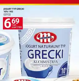 Selgros Jogurt typ grecki Kuchmistrza Mlekovita 10% oferta