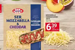 Selgros Ser mozzarella i cheddar wióry Mlekovita oferta