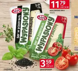 Selgros Ser w plastrach Wypasiony z czarnuszką Mlekovita oferta