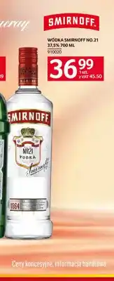 Selgros Wódka Smirnoff No.21 37,5% oferta