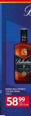 Selgros Whisky Ballantine's 7 YO 40% oferta