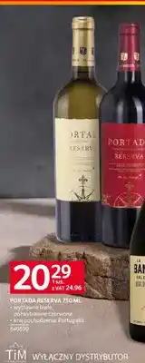 Selgros Wino białe Portada Reserva wytrawne oferta