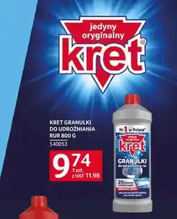 Selgros Granulki do udrożniania rur Kret oferta