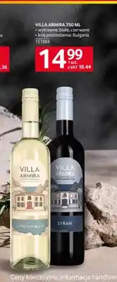Selgros Wino białe Villa Armira wytrawne oferta