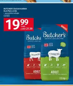 Selgros Sucha karma dla psa Adult z wołowiną Butcher's oferta