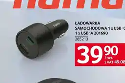 Selgros Ładowarka samochodowa 1 x USB-C 1 x USB-A 201690 Hama oferta