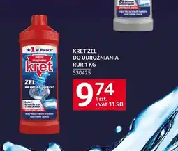 Selgros Żel do udrożniania rur Kret oferta