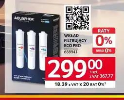 Selgros Wkład filtrujący Eco Pro Aquaphor oferta