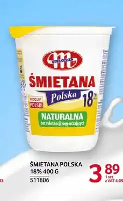 Selgros Śmietana Polska Mlekovita 18% oferta