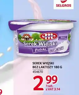 Selgros Serek wiejski bez laktozy Mlekovita oferta
