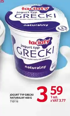 Selgros Jogurt typ grecki naturalny Łaciate oferta