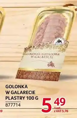 Selgros Golonka w galarecie plastry ZMB Białystok oferta