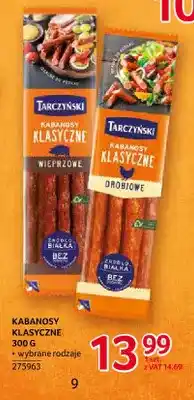 Selgros Kabanosy klasyczne wieprzowe Tarczyński oferta