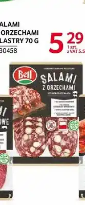 Selgros Salami z orzechami plastry Bell oferta