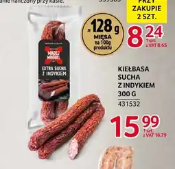 Selgros Kiełbasa sucha z indykiem Madej Wróbel oferta