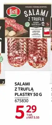 Selgros Salami z truflą plastry Bell oferta