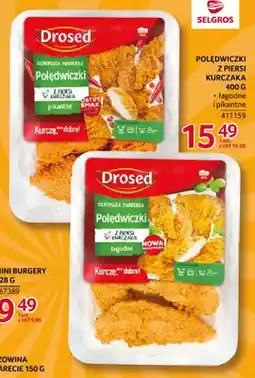 Selgros Polędwiczki z piersi kurczaka łagodne Drosed oferta