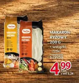 Selgros Makaron ryżowy nitki TaoTao oferta