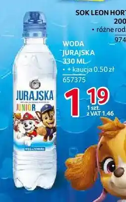 Selgros Woda niegazowana Jurajska Junior oferta