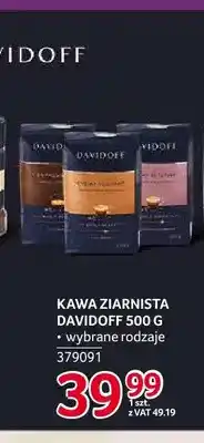 Selgros Kawa ziarnista Davidoff oferta