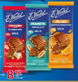 Selgros Czekolada mleczna Popcorn & Crunchy Pops E.Wedel oferta